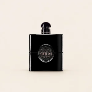 Yves Saint Laurent Black Opium Le Parfum on ivory background