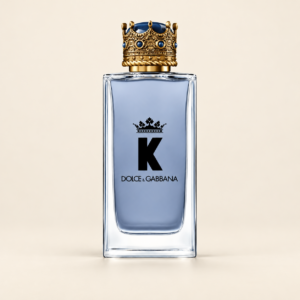 Dolce & Gabbana K Eau de Toilette on warm ivory beige background